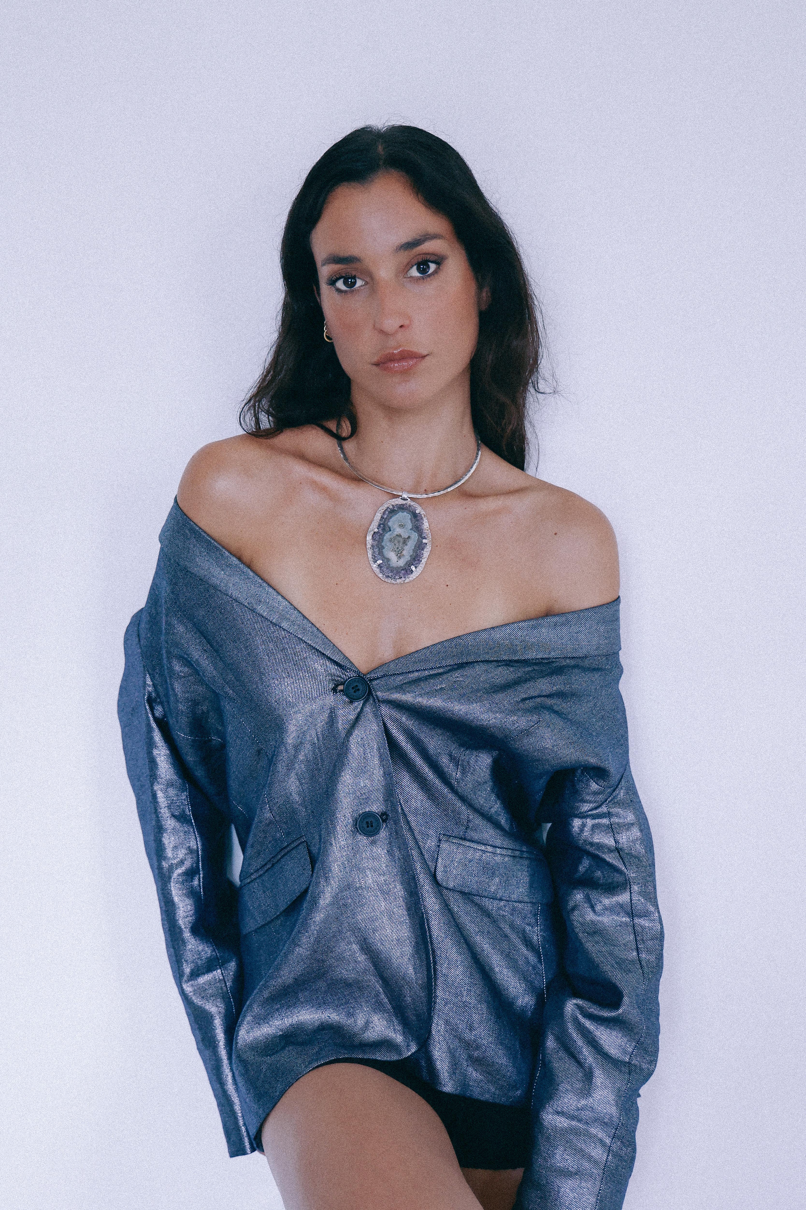COLLAR DRUSA 09 DE PLATA