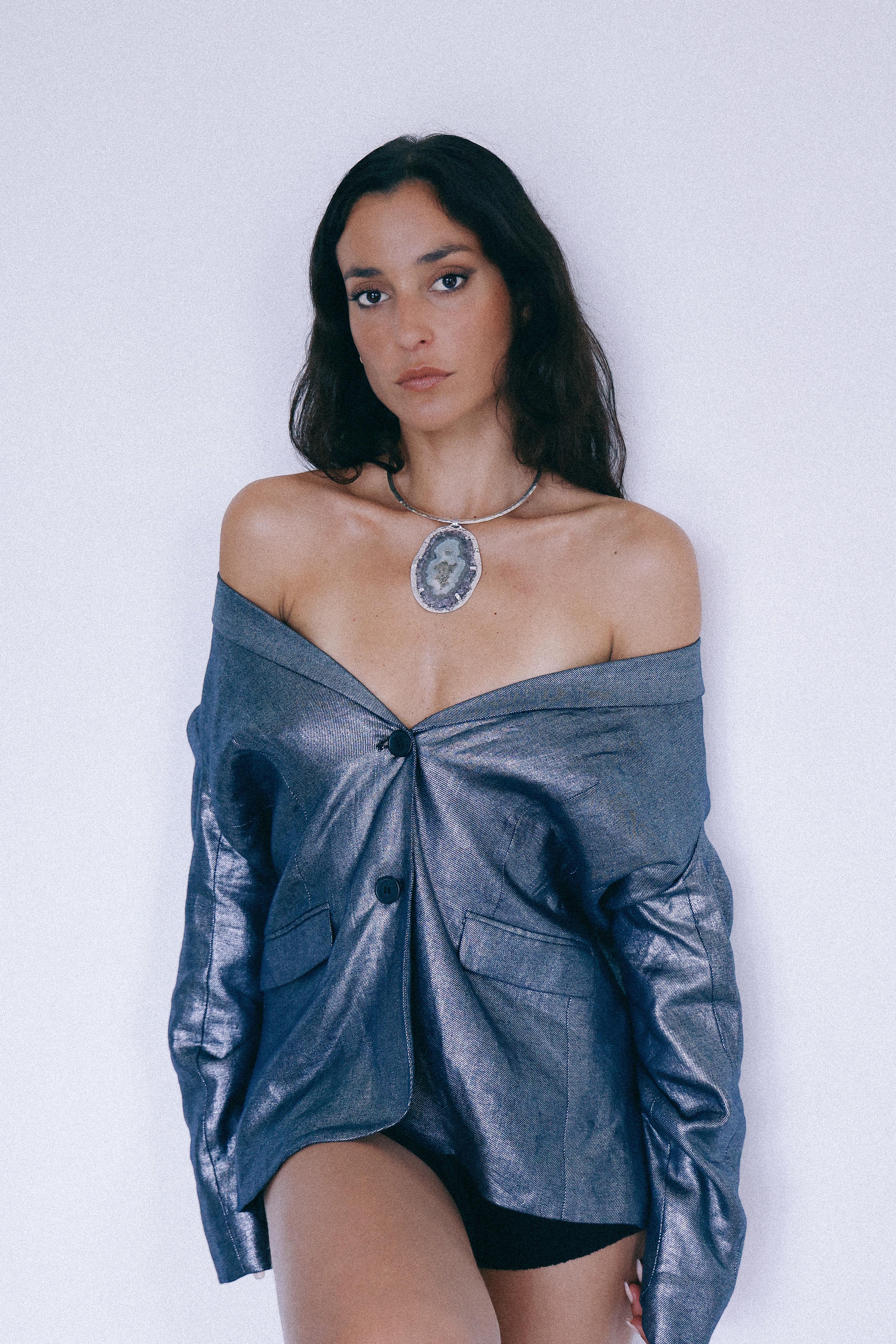 COLLAR DRUSA 09 DE PLATA