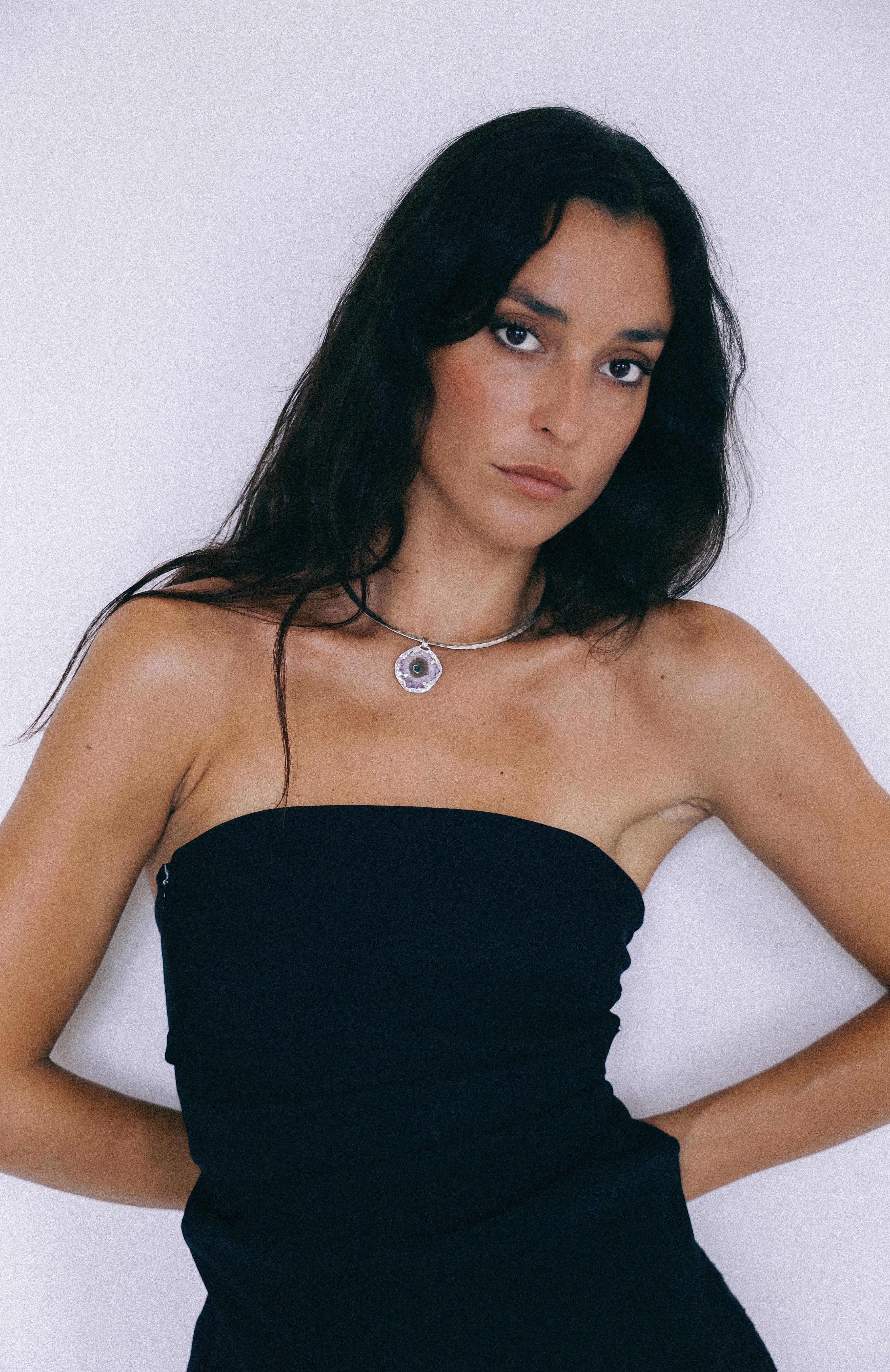 COLLAR DRUSA 13 DE PLATA