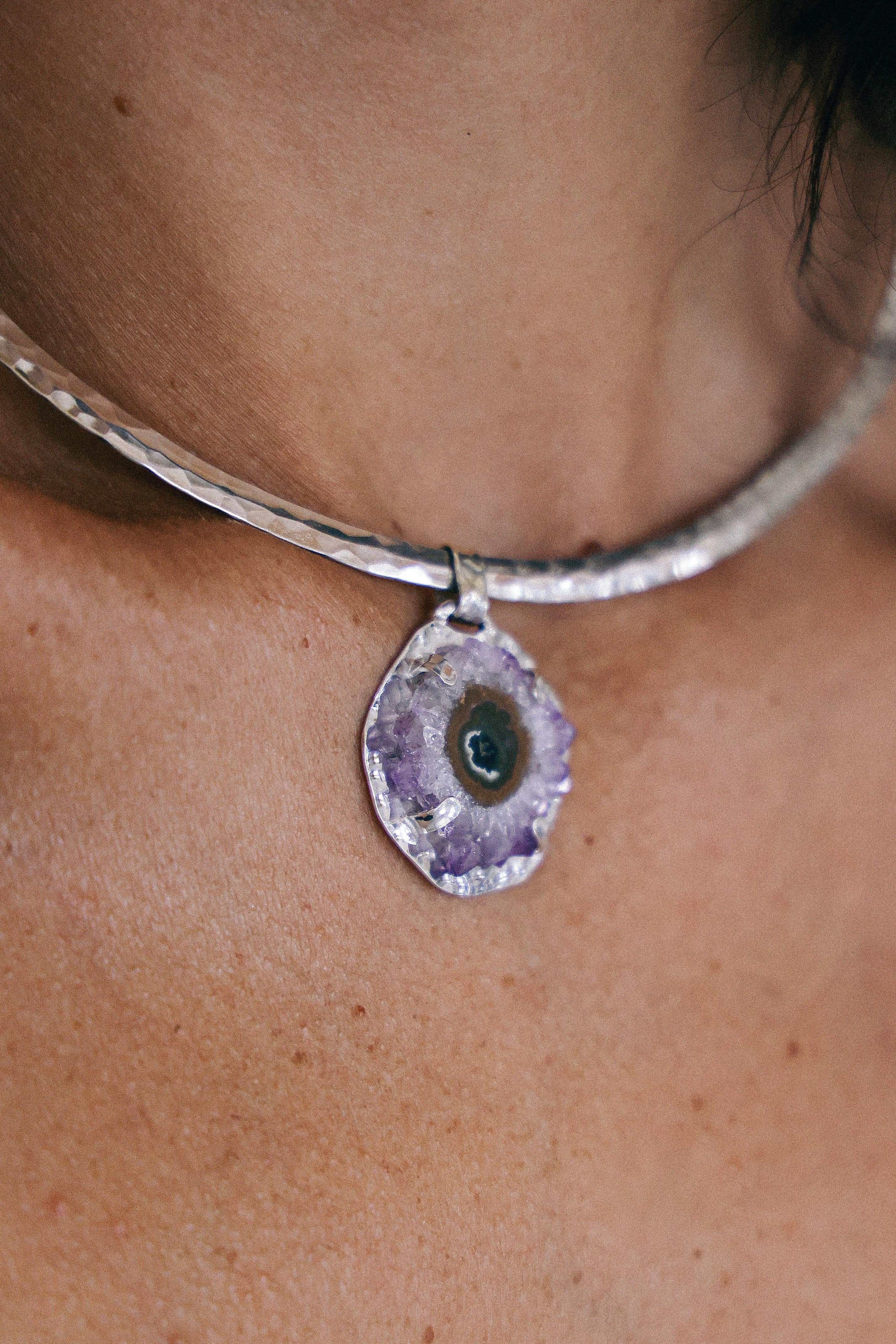 COLLAR DRUSA 13 DE PLATA