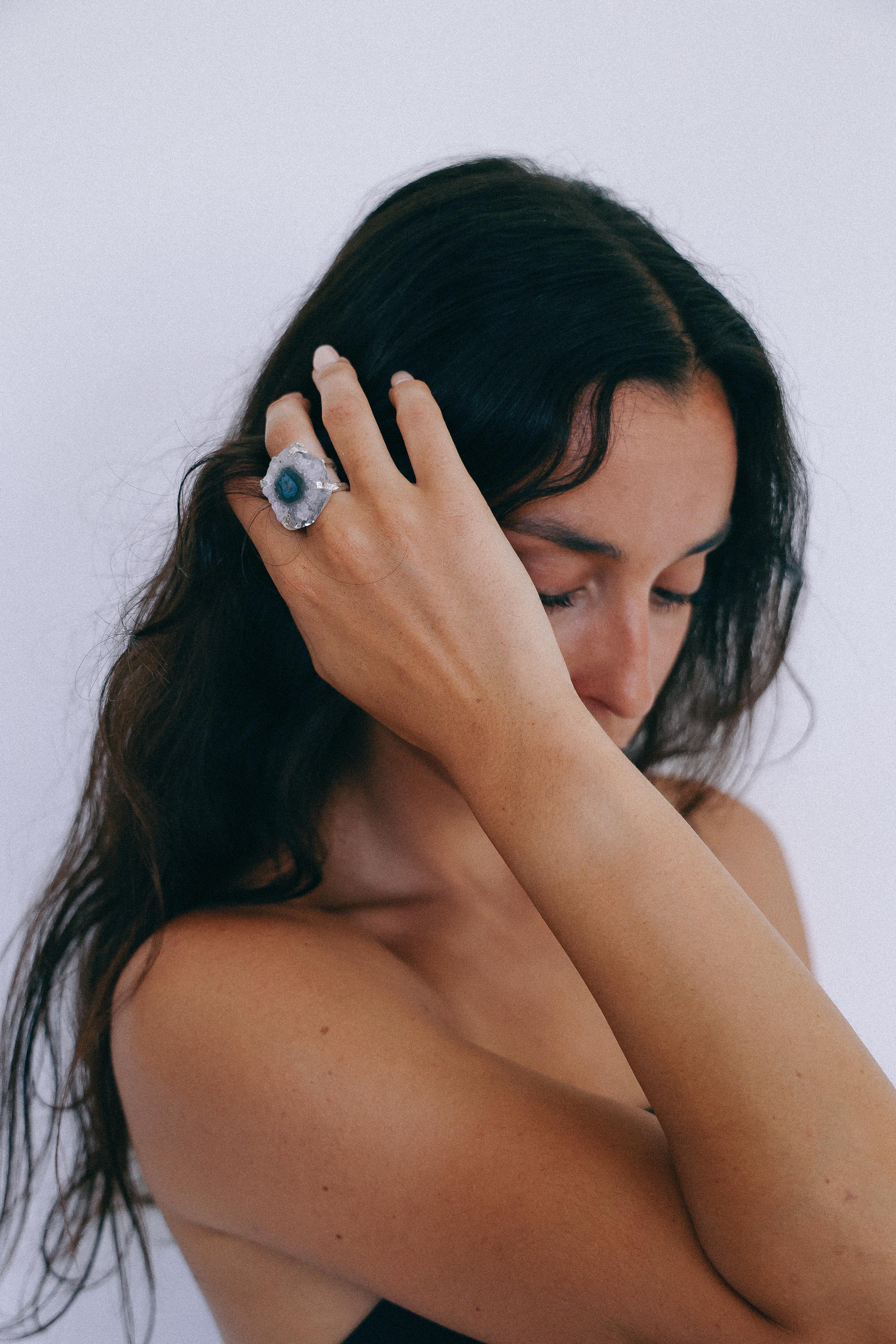 ANILLO DRUSA 03 DE PLATA