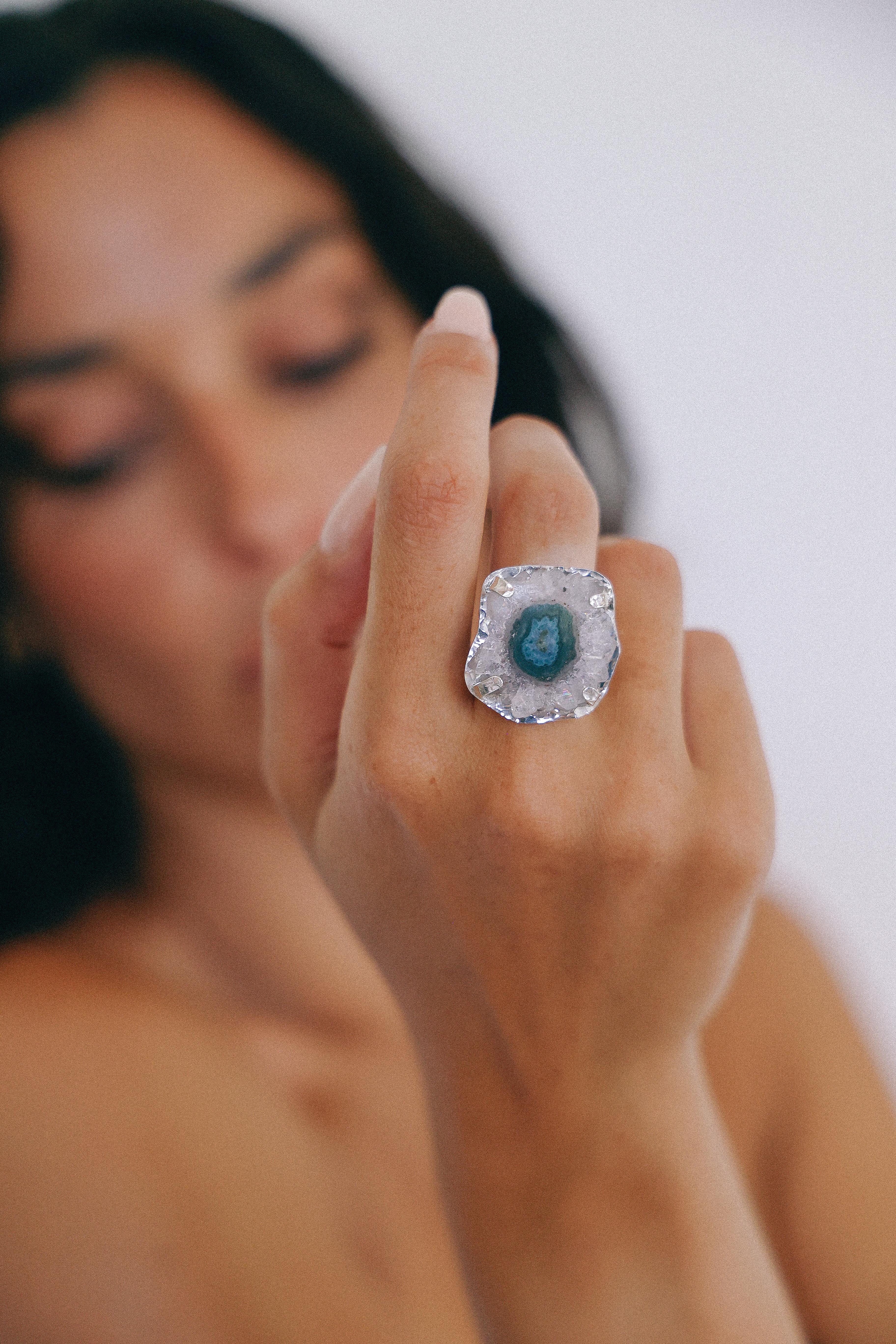 ANILLO DRUSA 03 DE PLATA