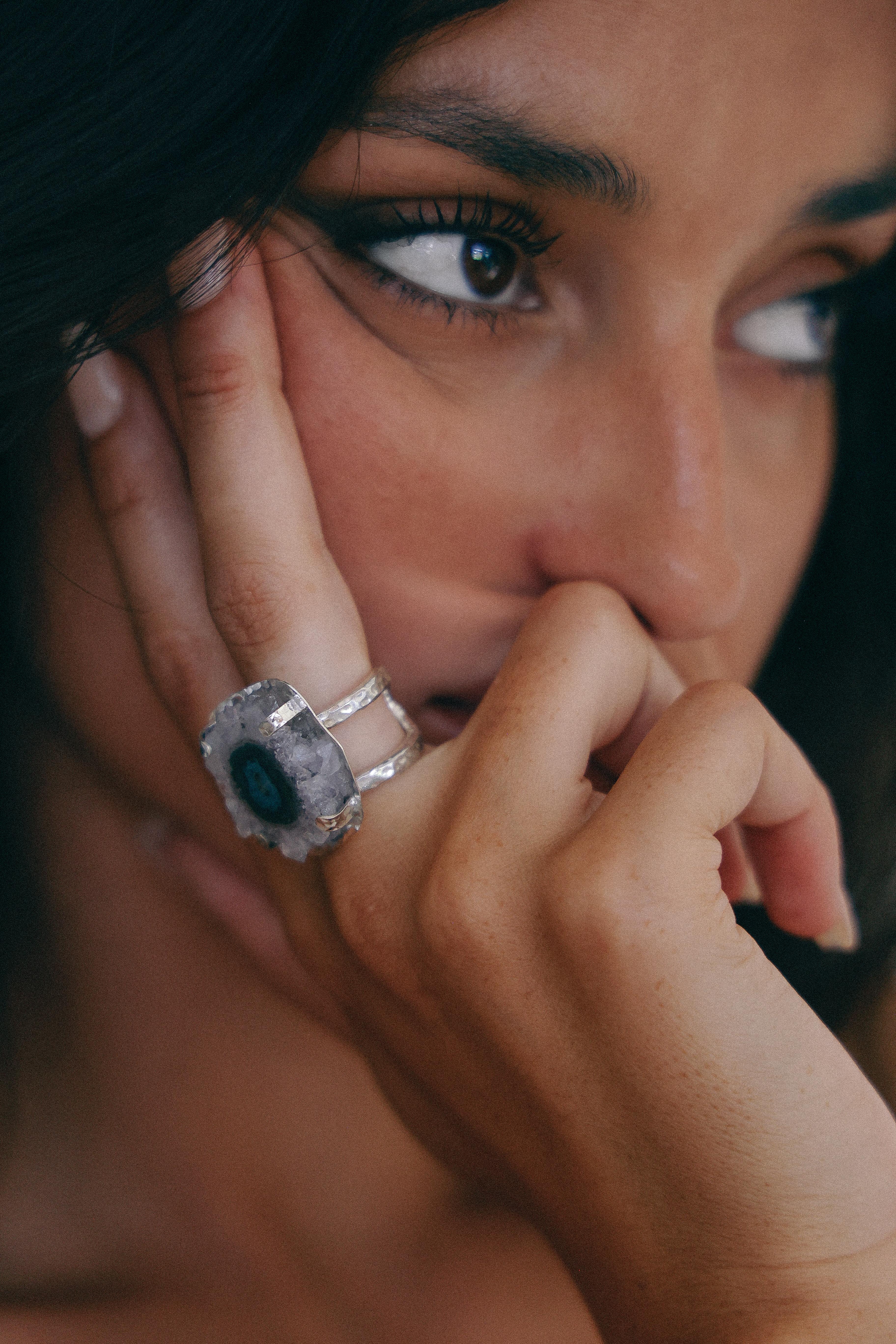 ANILLO DRUSA 03 DE PLATA