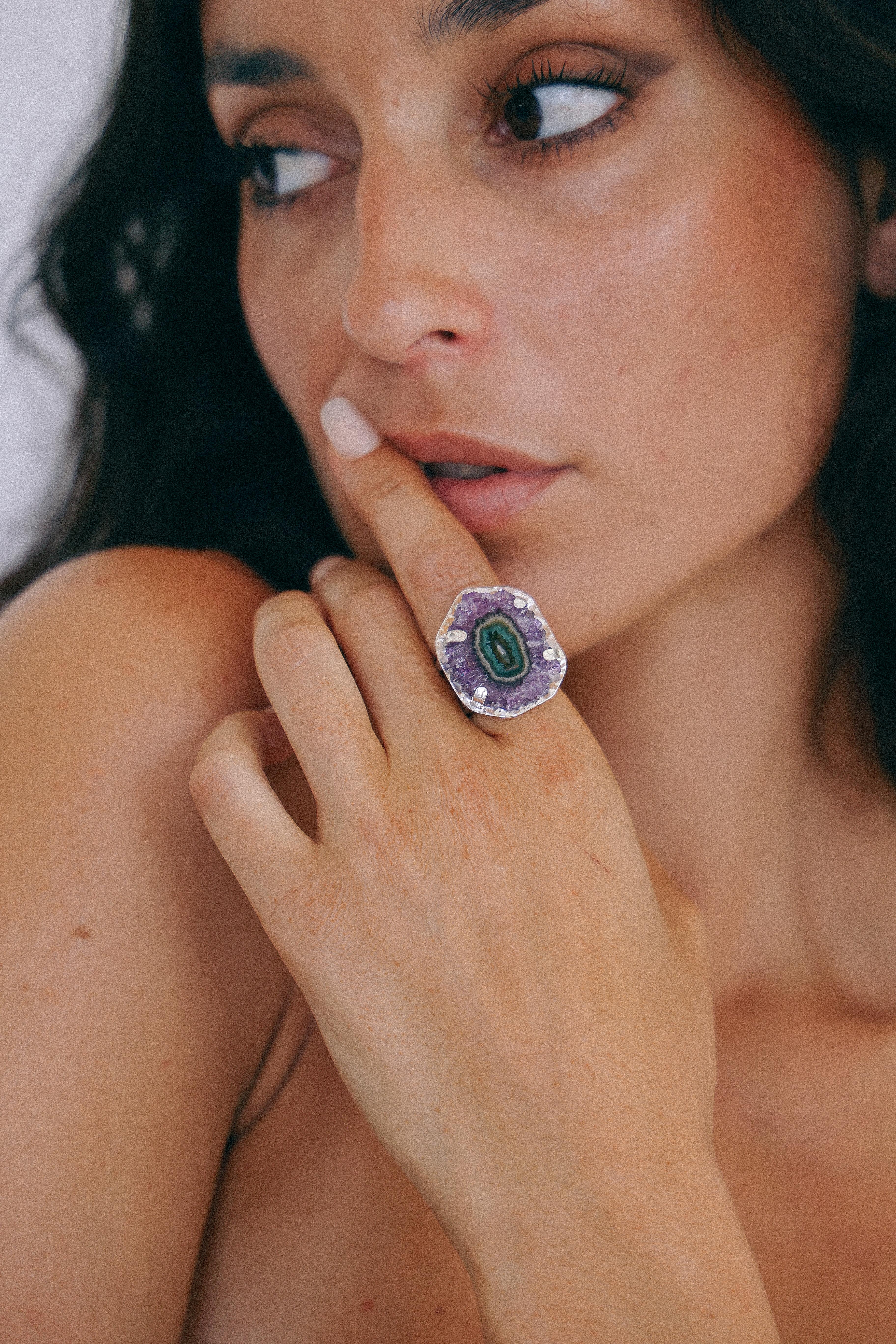 ANILLO DRUSA 04 DE PLATA