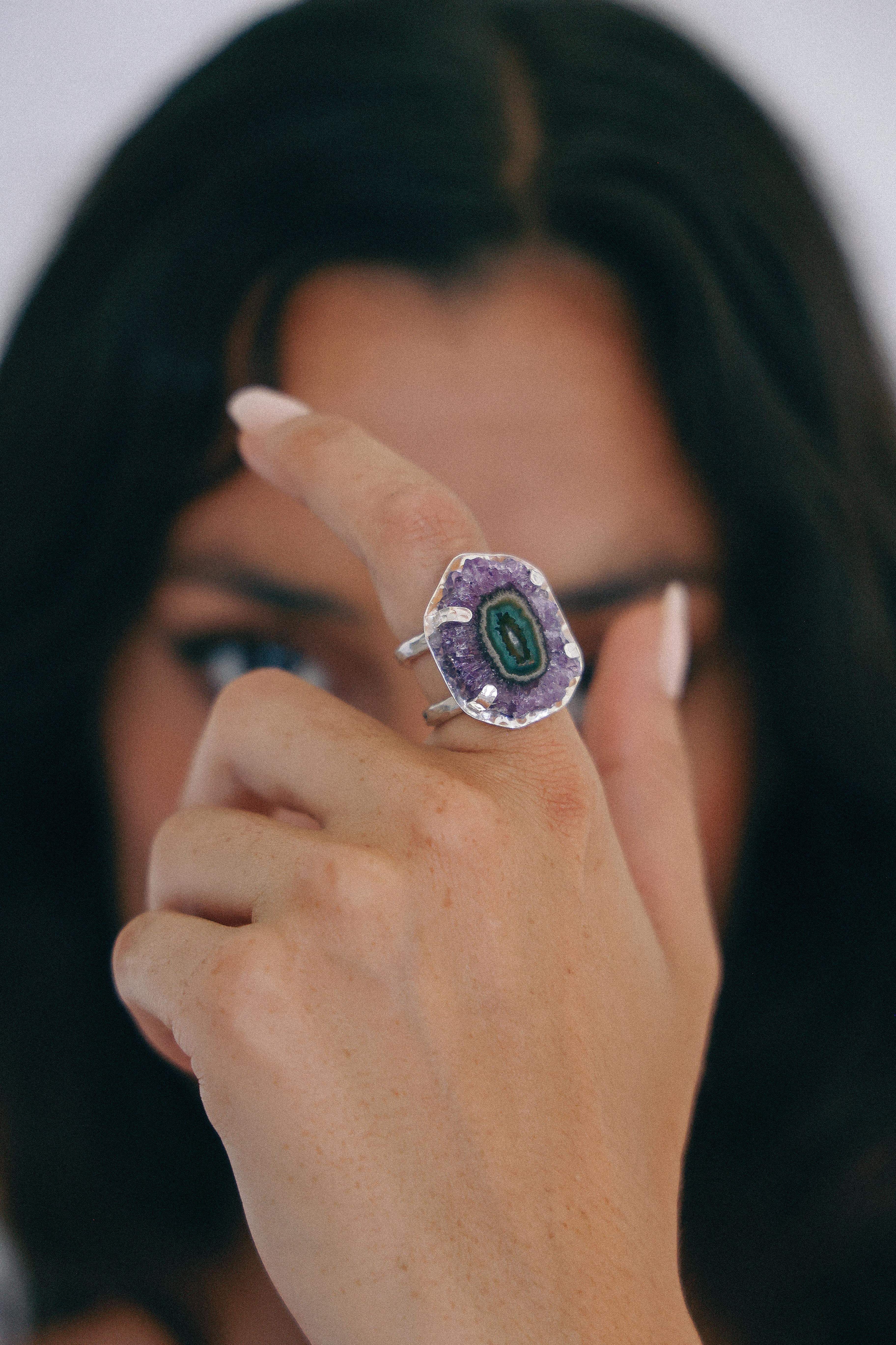 ANILLO DRUSA 04 DE PLATA