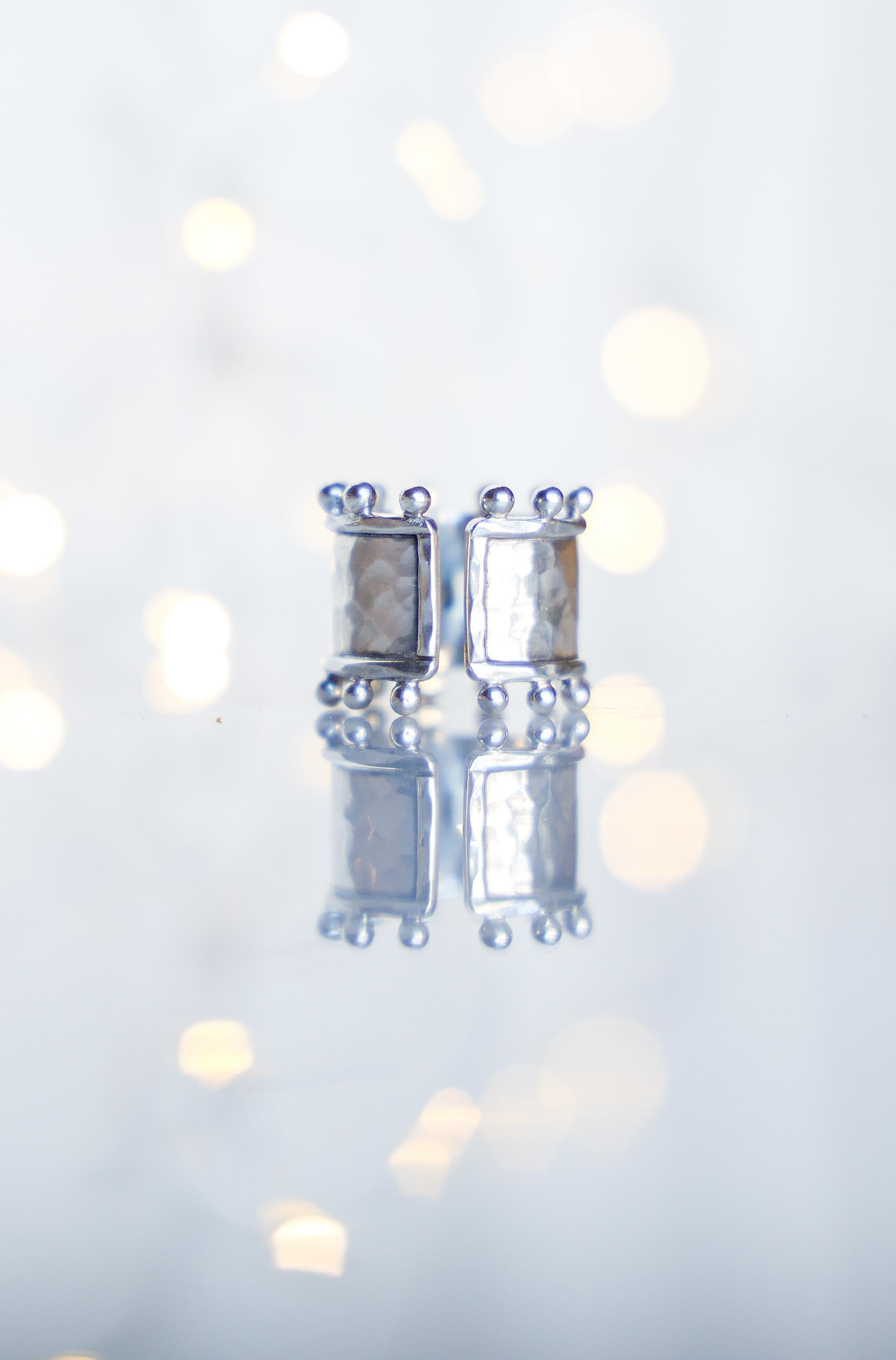 ANILLO ETER DE PLATA Y SWISS TOPACIO CELESTE