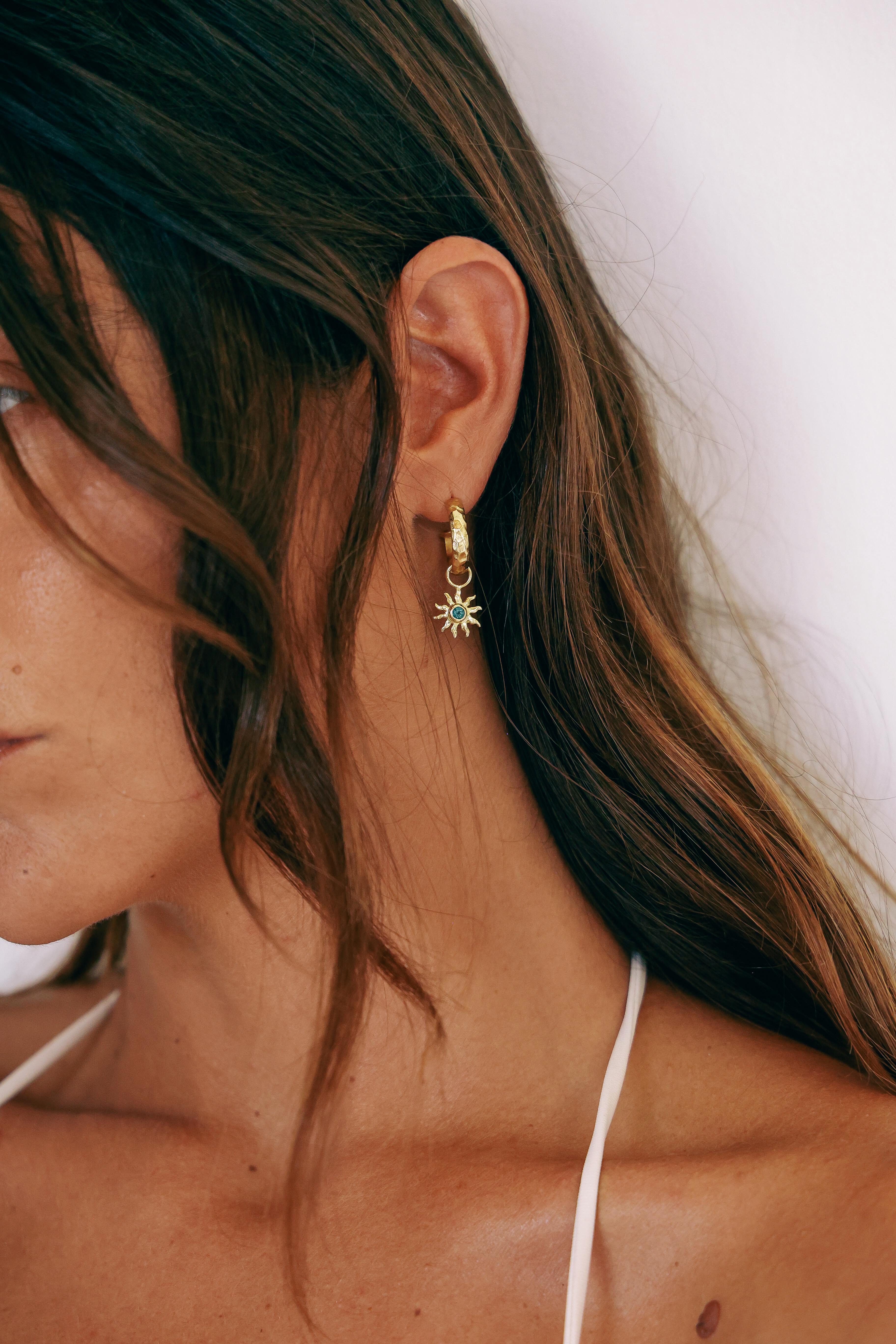 AROS AUREA GOLD Y CUARZO VERDE