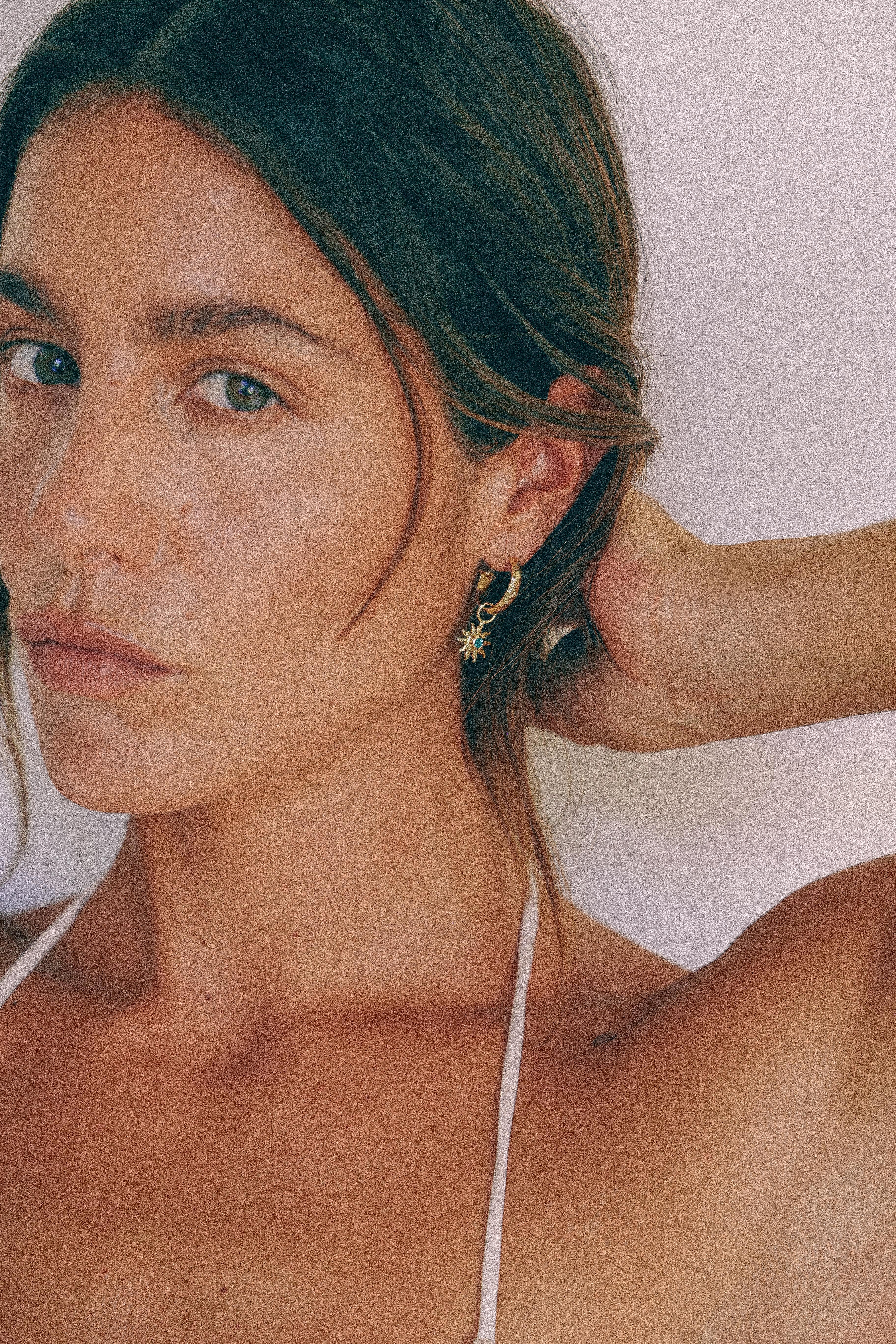 AROS AUREA GOLD Y CUARZO VERDE