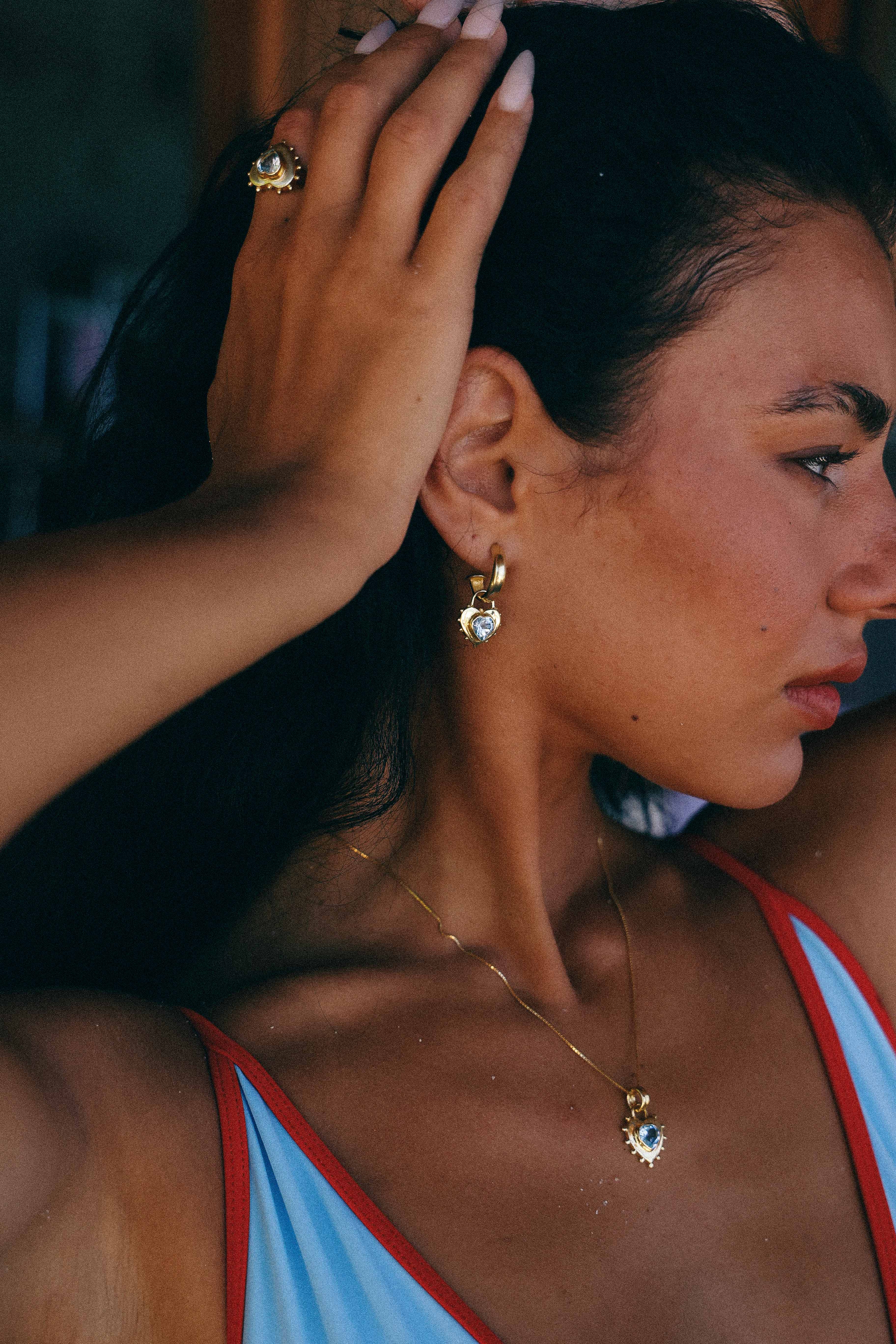 ANILLO CORAZON TOPACIO GOLD