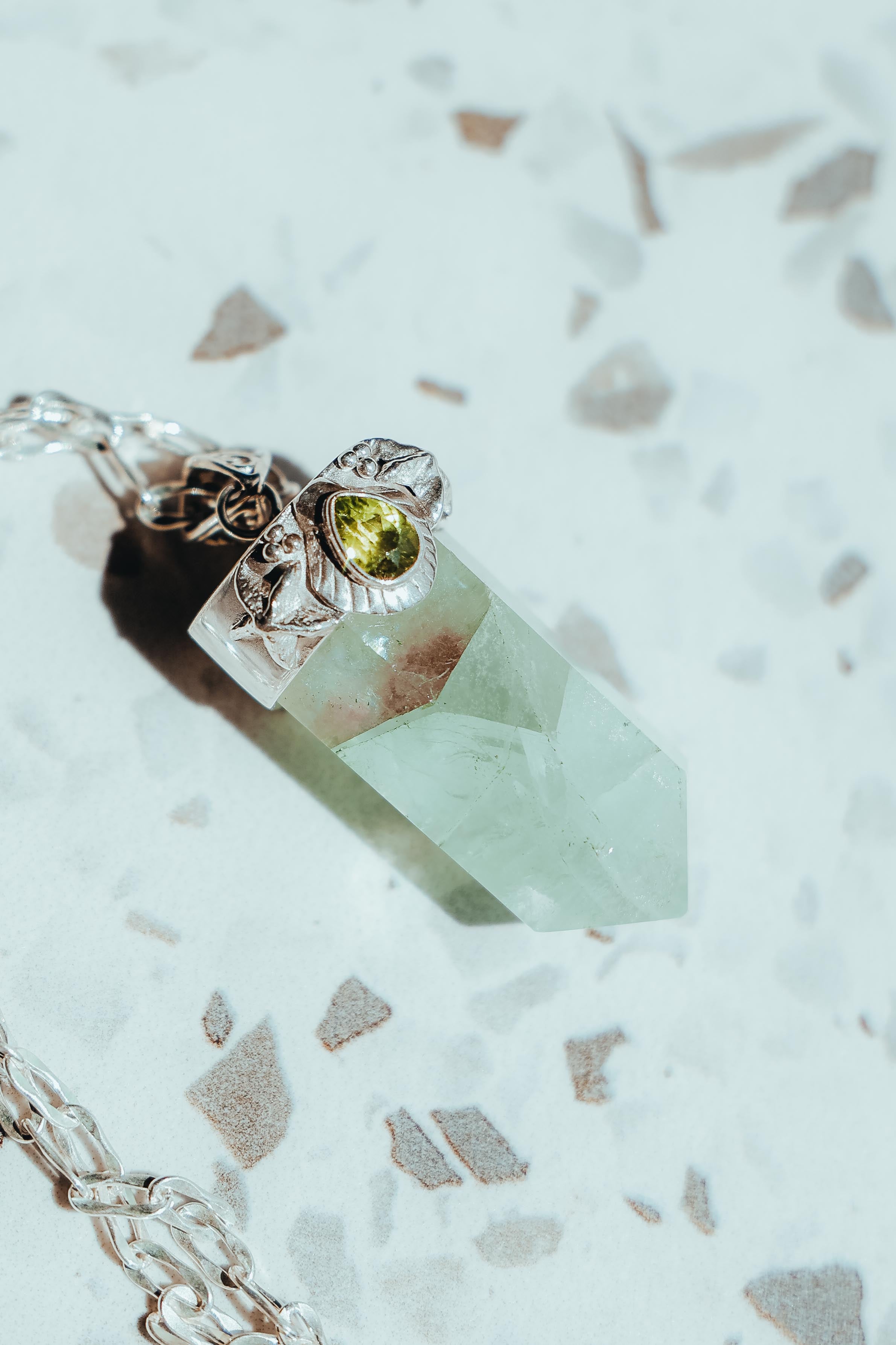 COLLAR TALISMAN FLUORITA 16