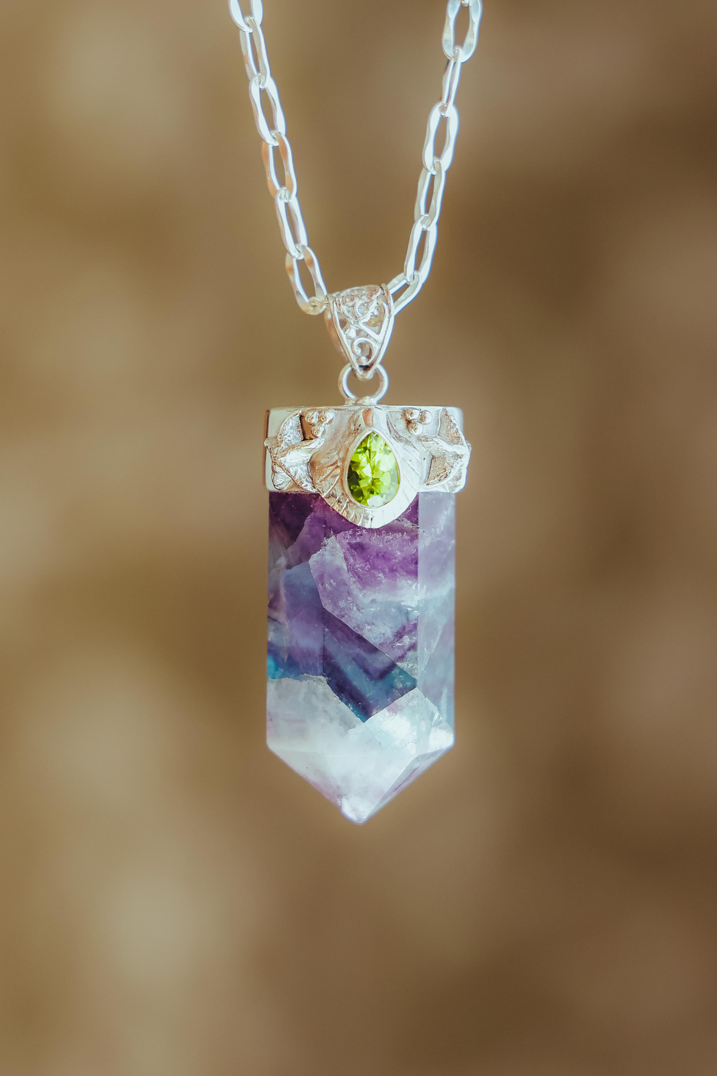 COLLAR TALISMAN FLUORITA 17
