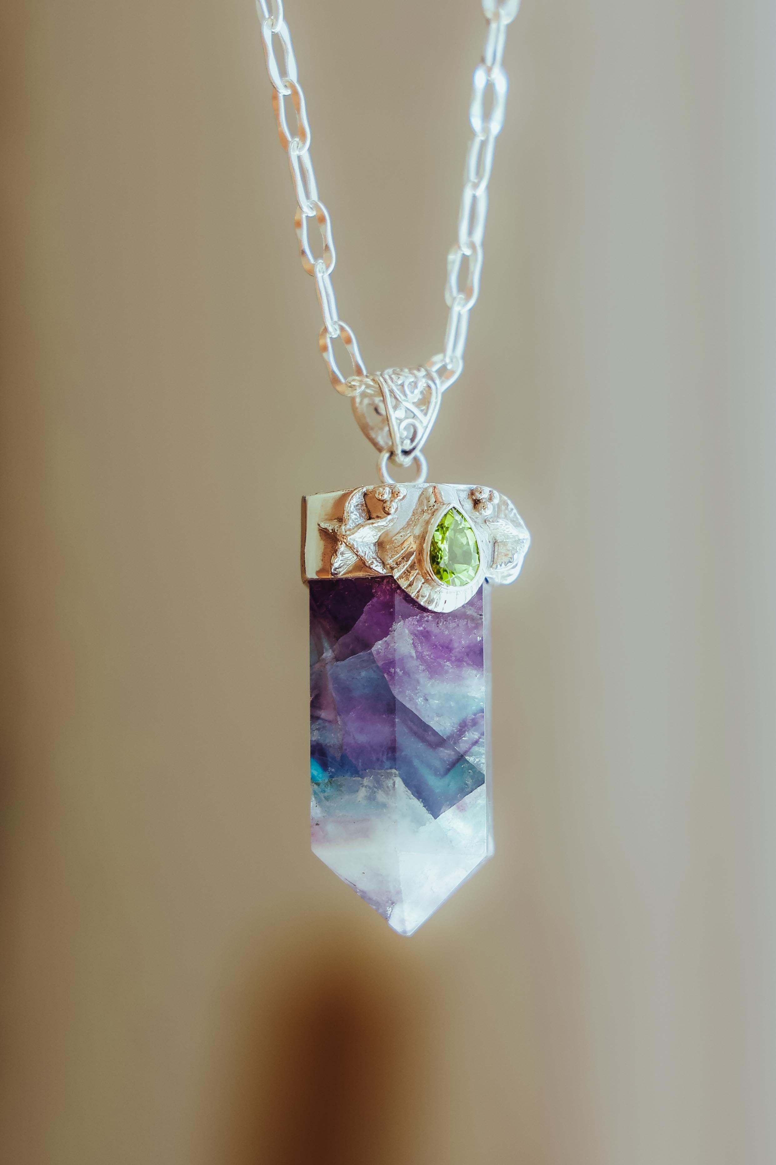 COLLAR TALISMAN FLUORITA 17