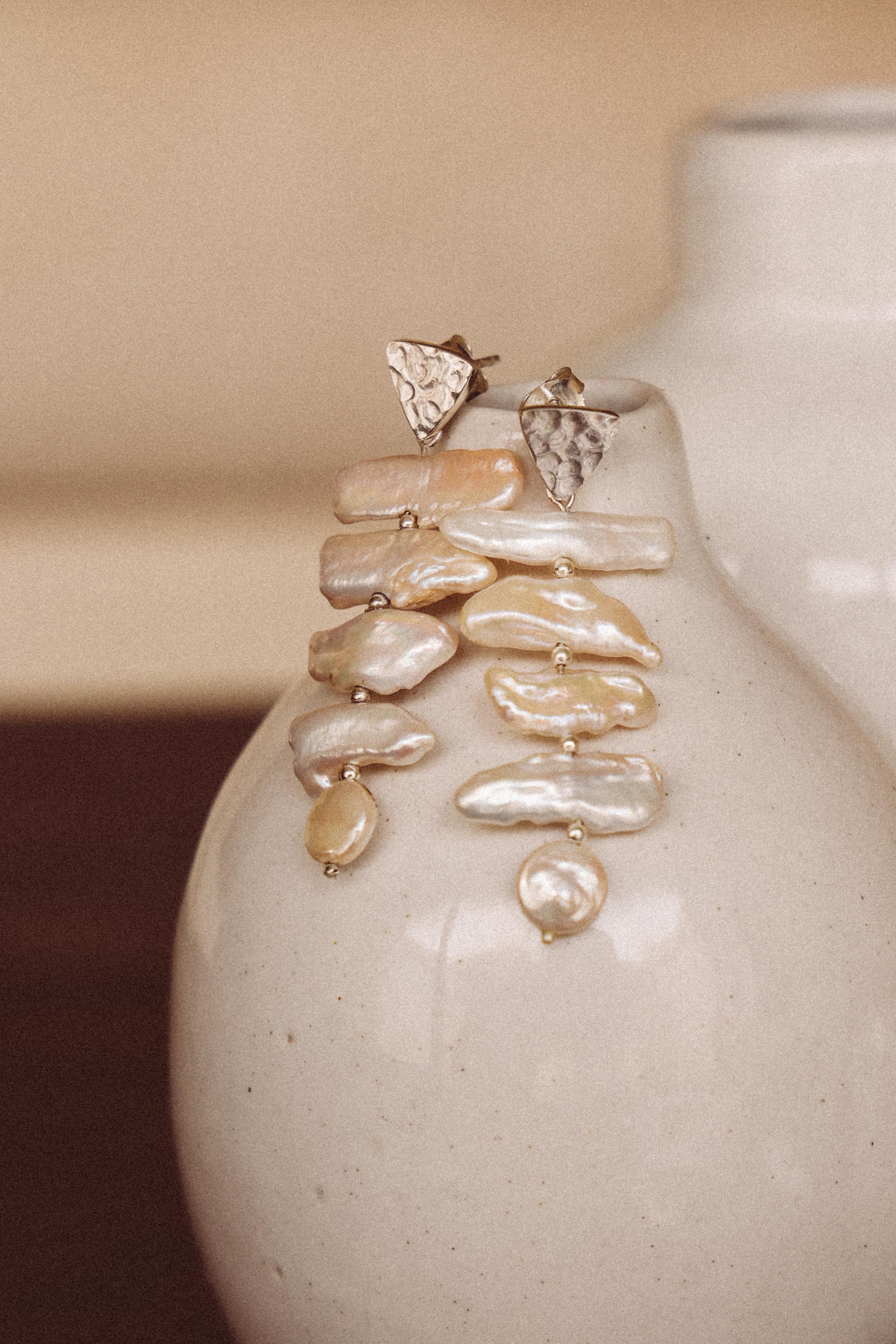 AROS HERENCIA DE PLATA Y PERLAS