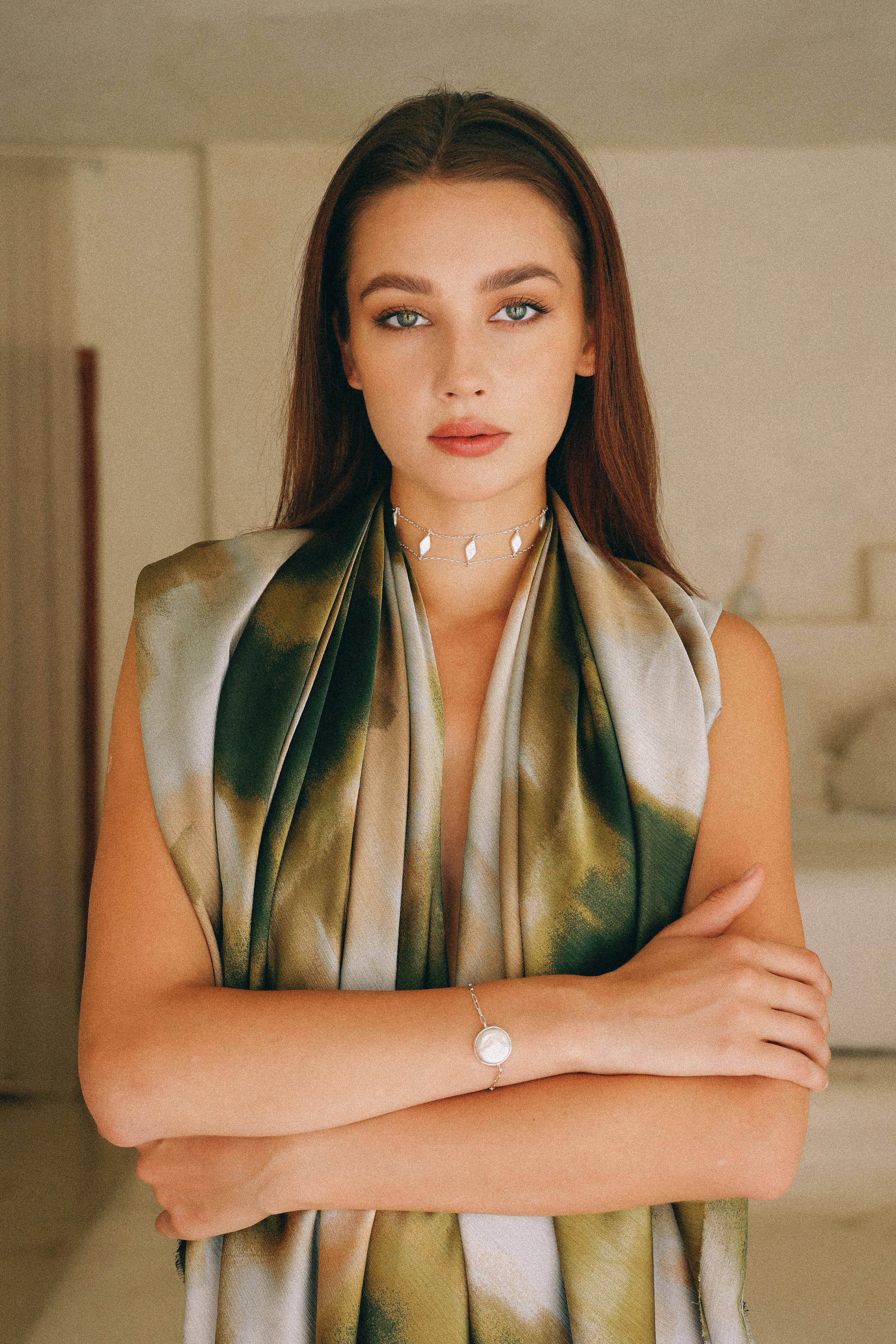 BRAZALETE MADRE PERLA DE PLATA