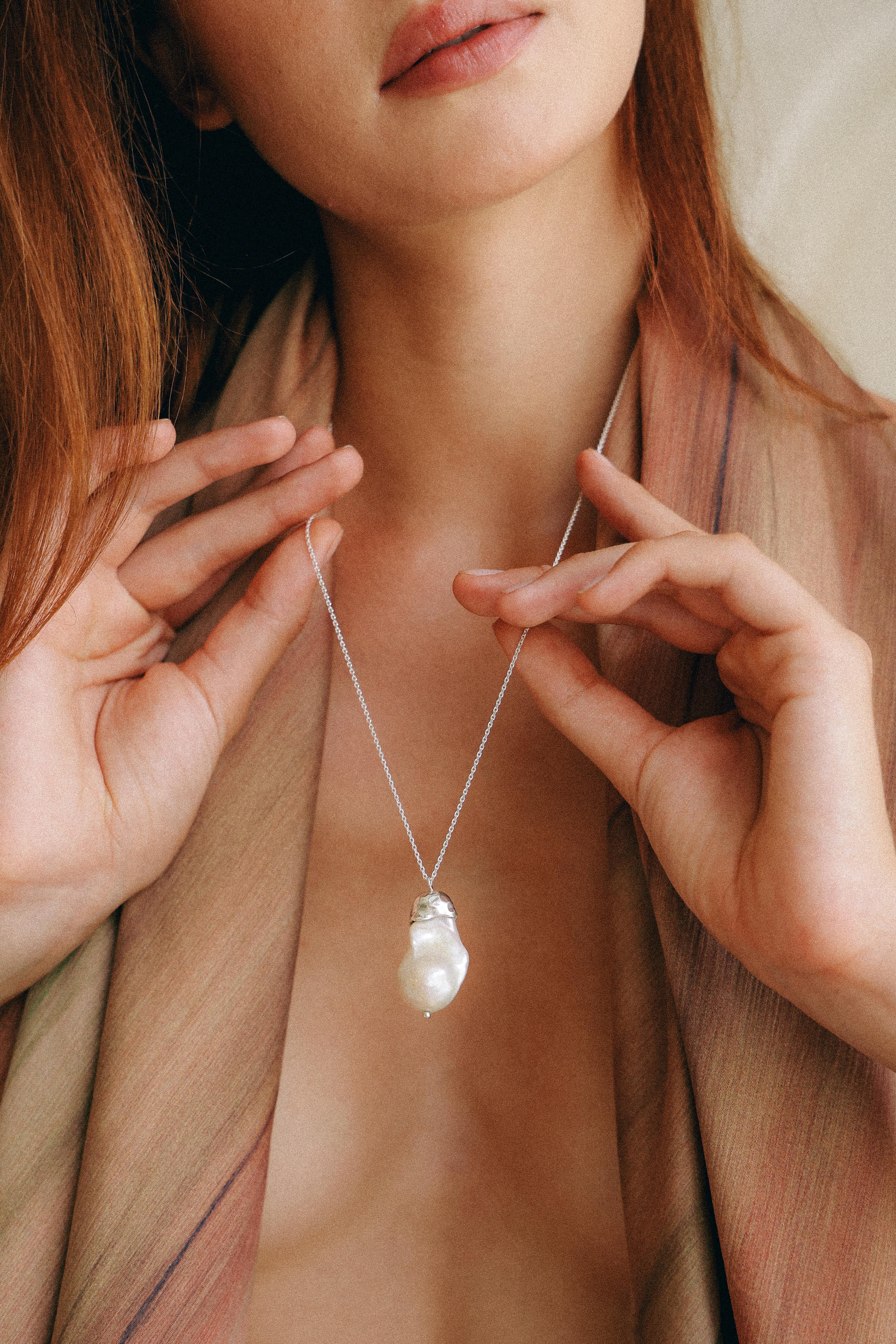 COLLAR MADRE PERLA DE PLATA