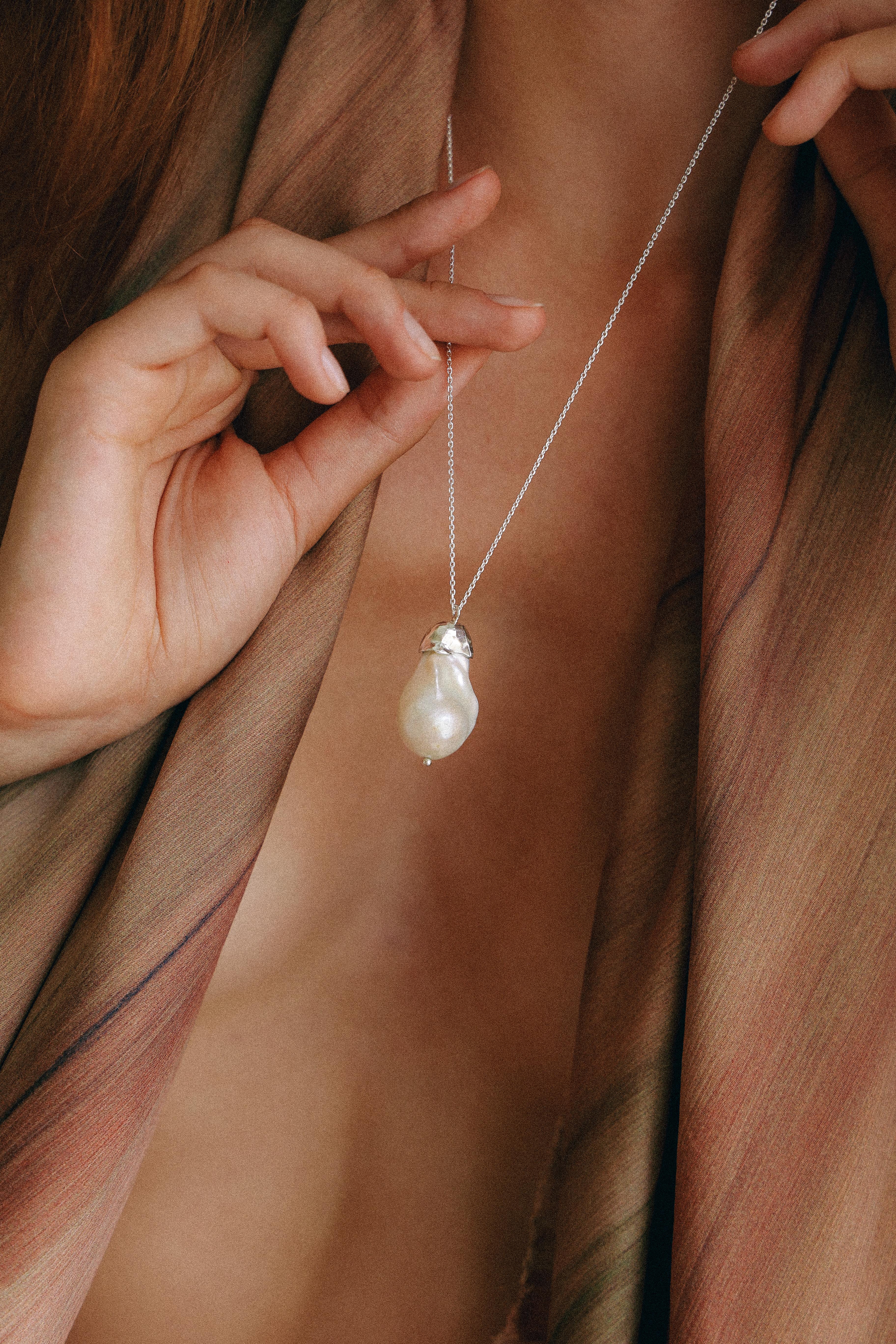 COLLAR MADRE PERLA DE PLATA