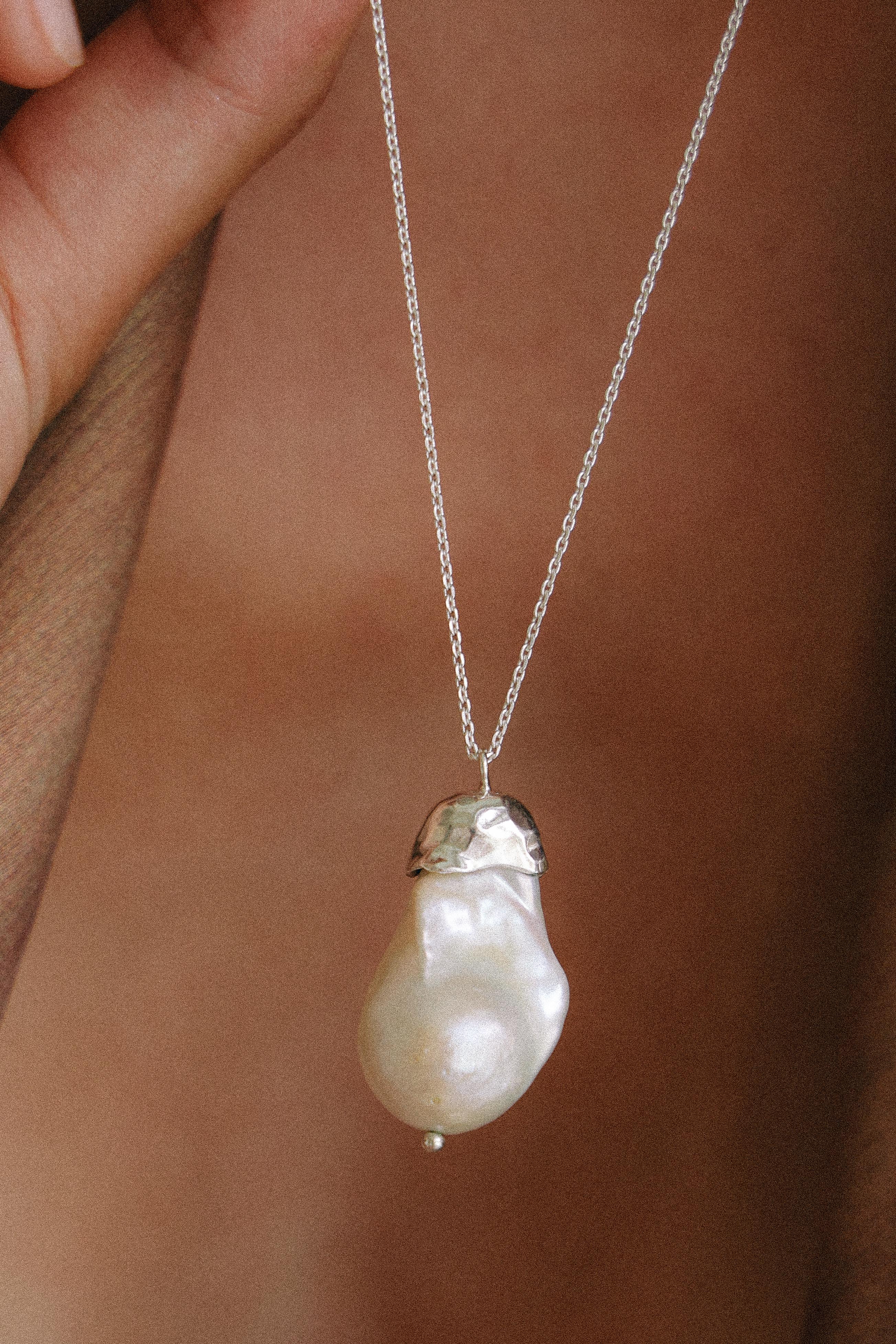 COLLAR MADRE PERLA DE PLATA