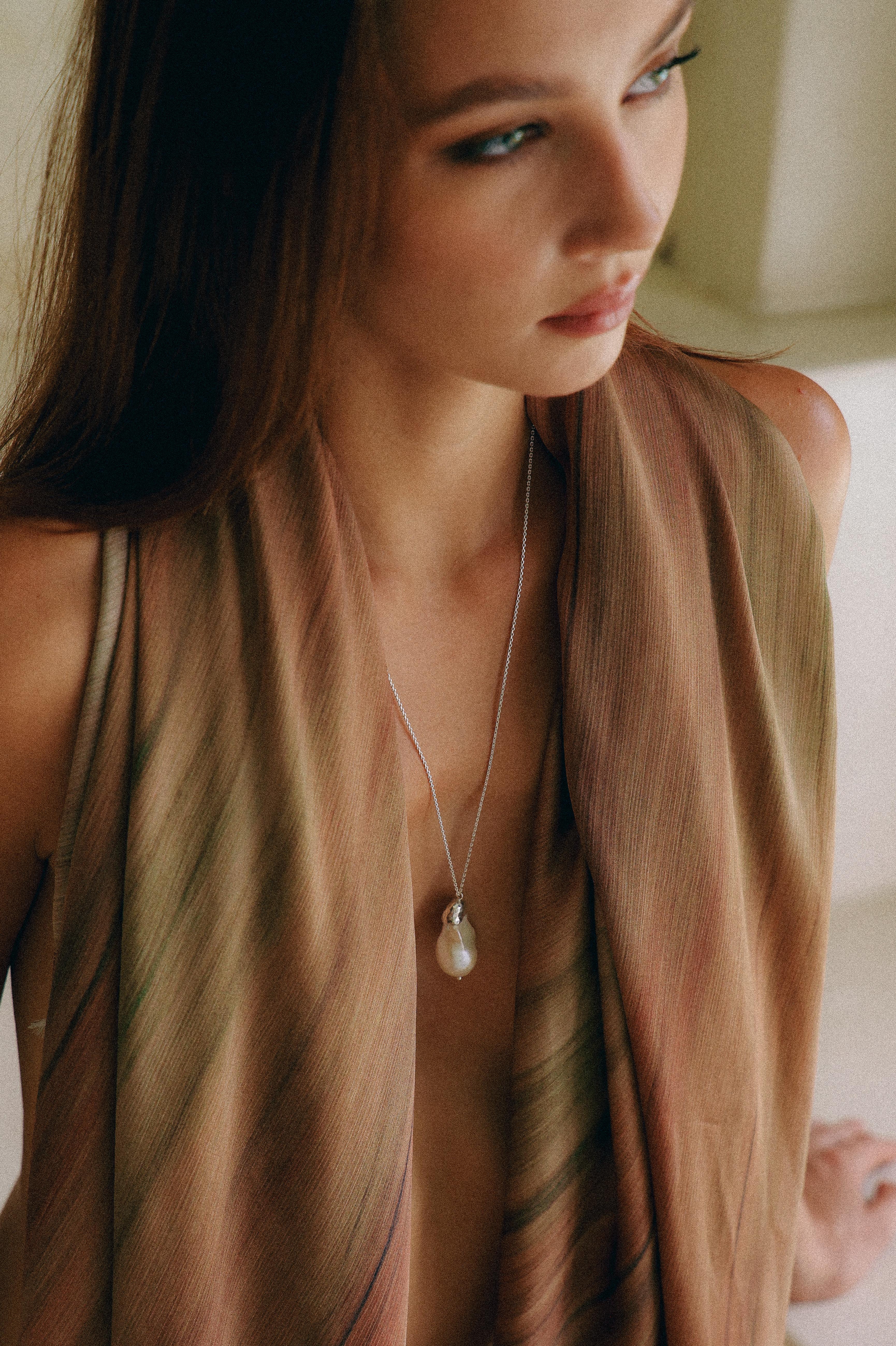 COLLAR MADRE PERLA DE PLATA