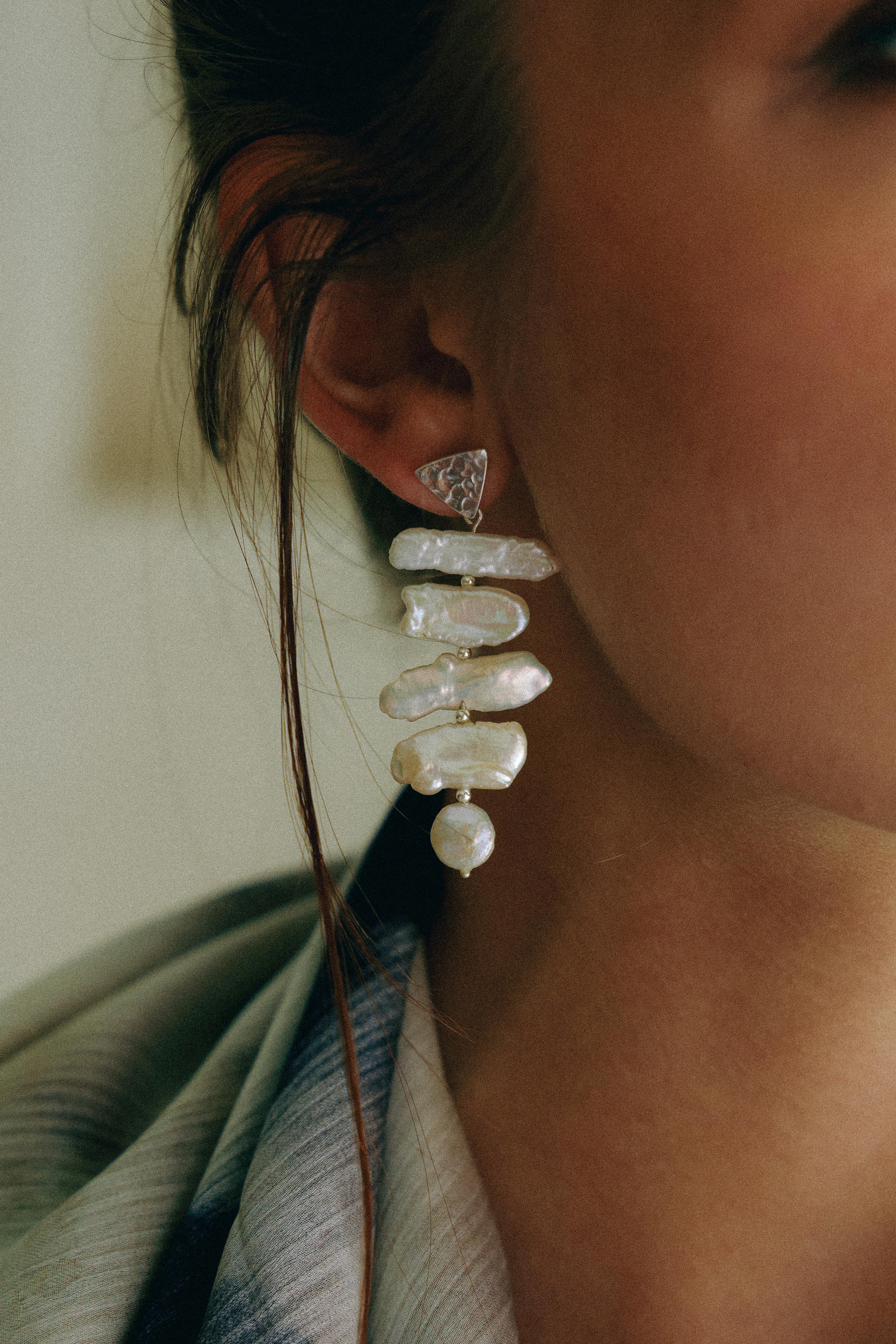 AROS HERENCIA DE PLATA Y PERLAS