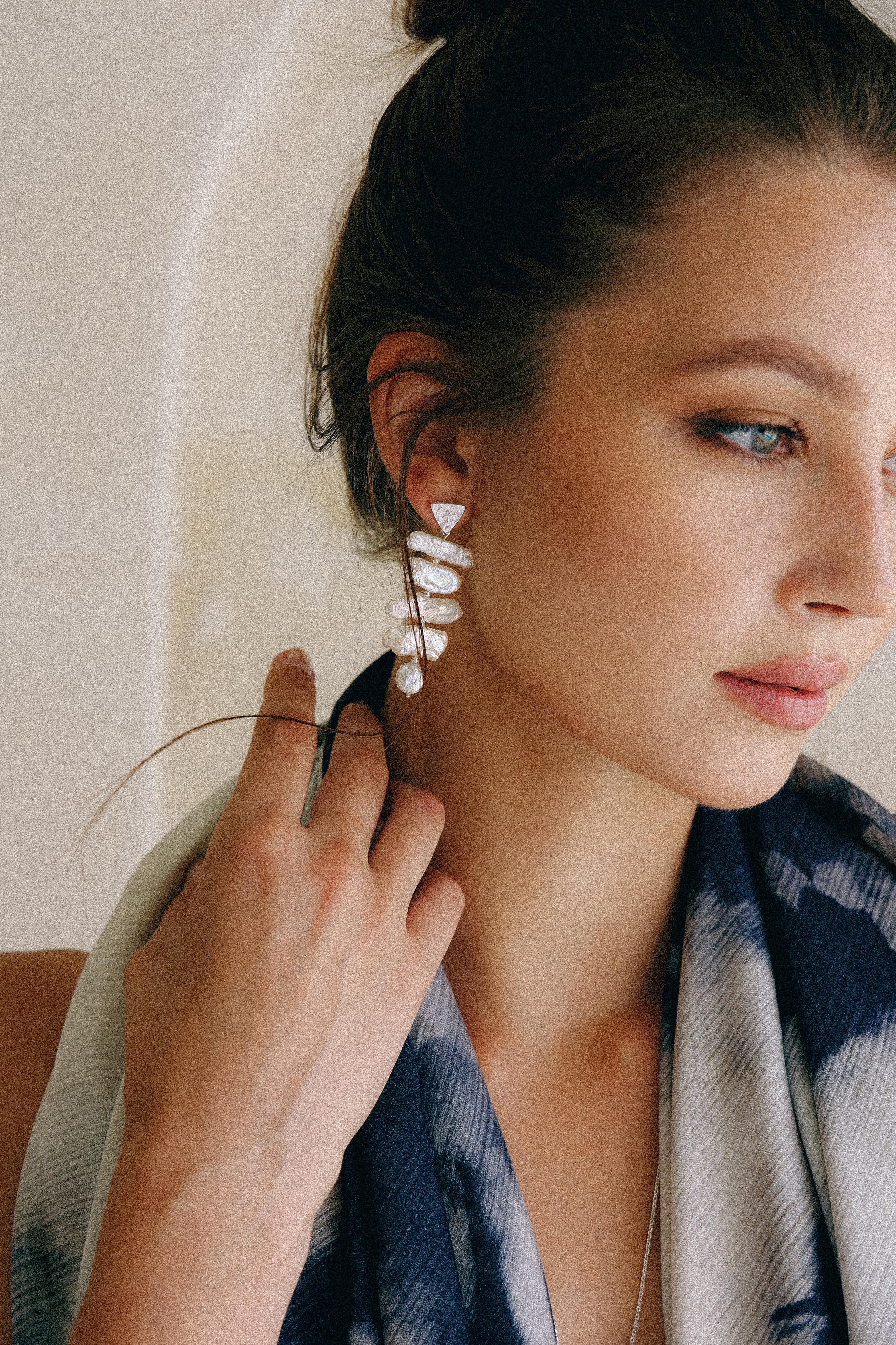 AROS HERENCIA DE PLATA Y PERLAS