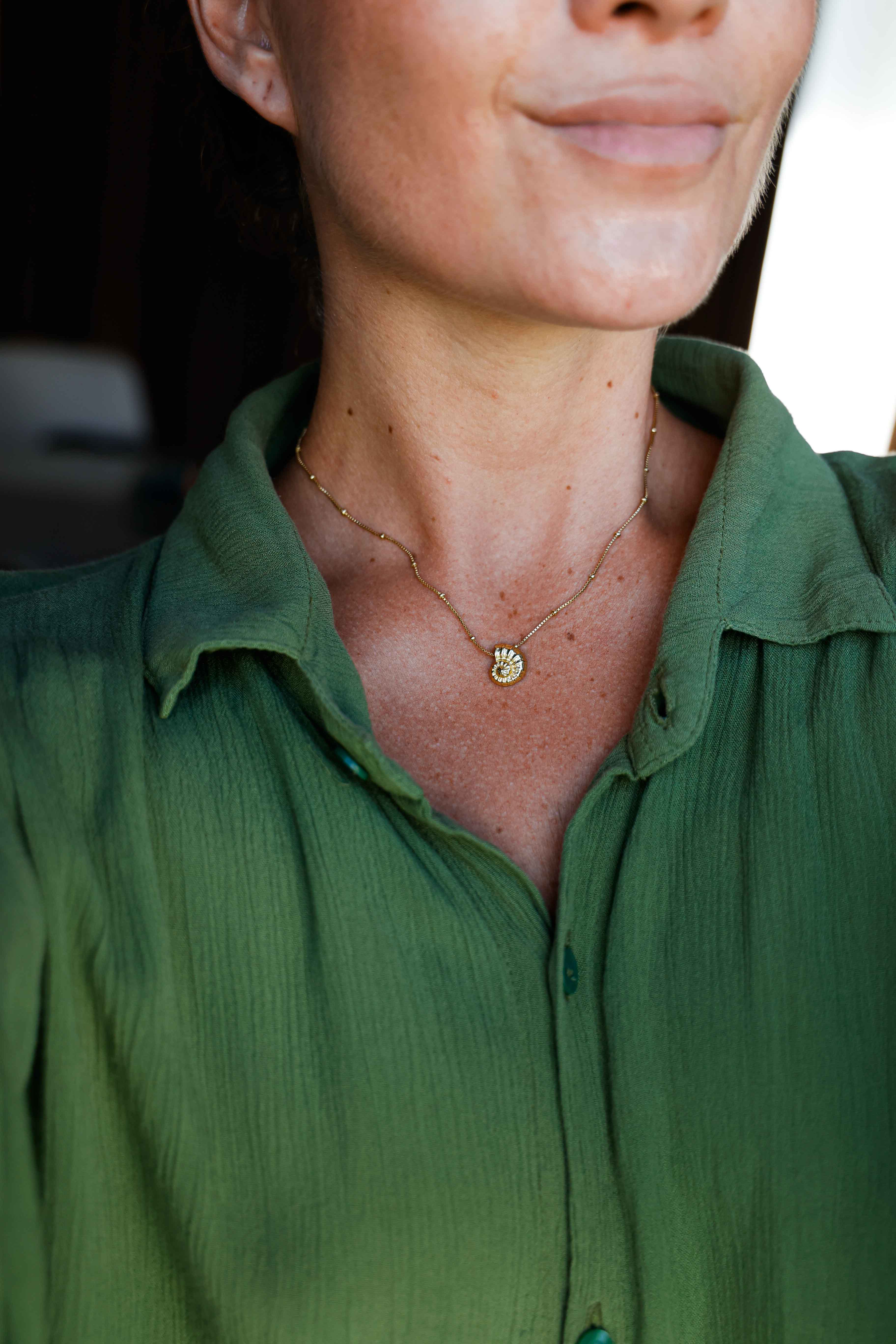 COLLAR CARACOLA GOLD