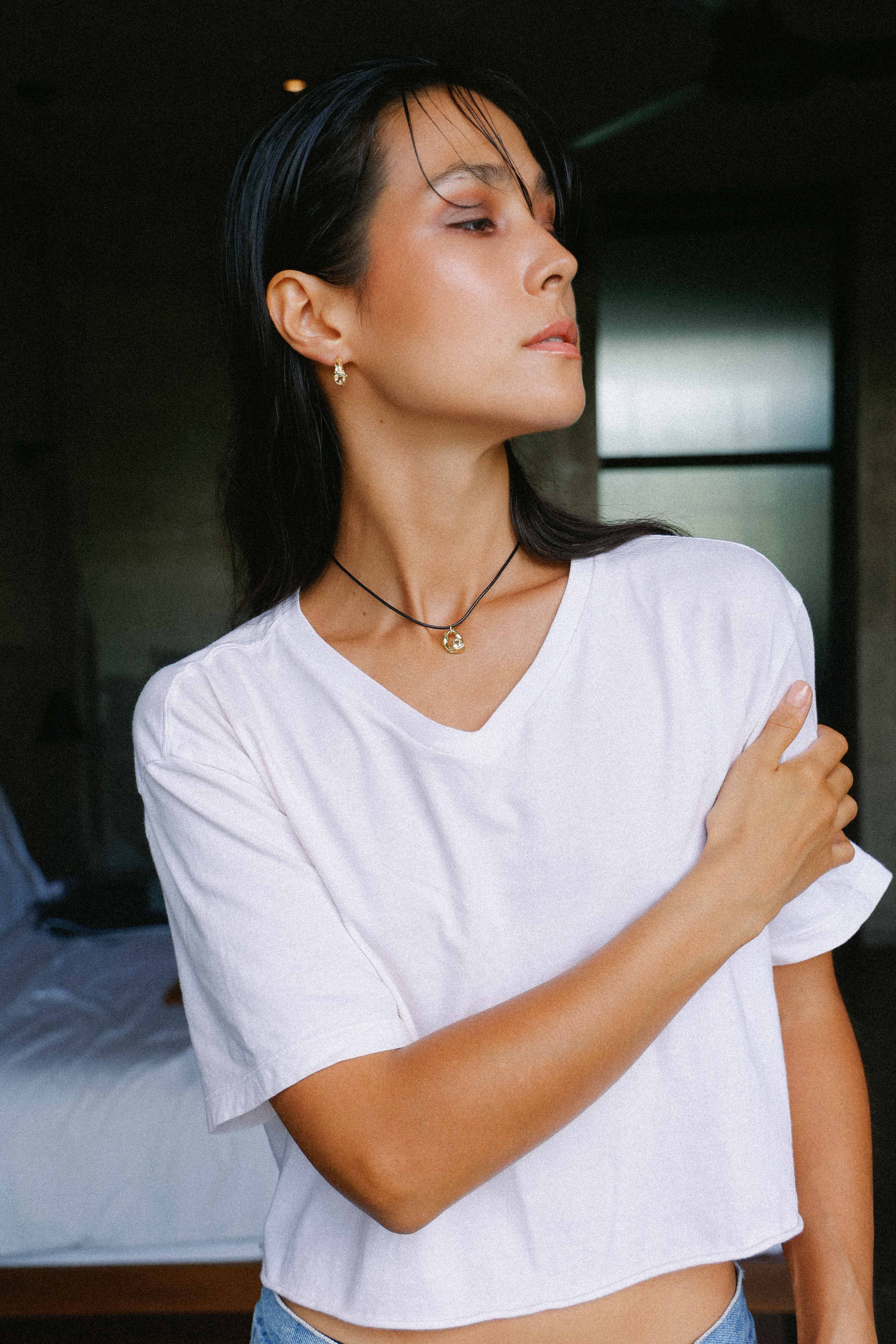 COLLAR SELES ORO Y CITRINO